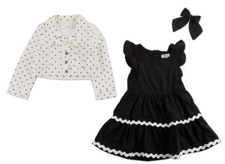 Thumbnail 3: Nannette Little Girls 2 Pc Dress Set 