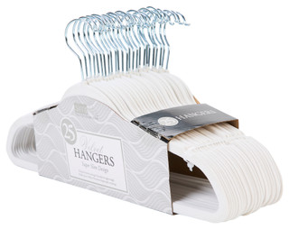 Thumbnail 2: SIMPLIFY Simplify 25 Pk Non-Slip Velvet Hangers 