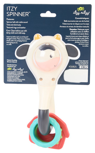 Thumbnail 2: Itzy Ritzy Itzy Ritzy Spinner Rattle Cow 