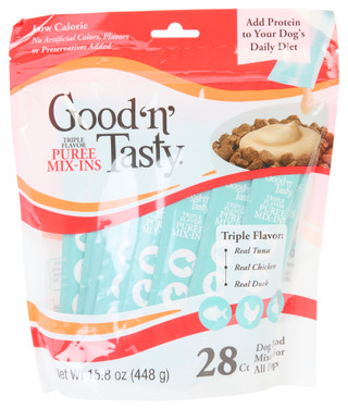 Thumbnail 1: . Good 'N' Tasty 28 Pk Triple Flavor Puree Mix-Ins 