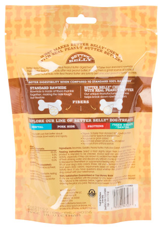 Thumbnail 2: BETTER BELLY Better Belly 6 Pk Peanut Butter Roll Dog Treats 