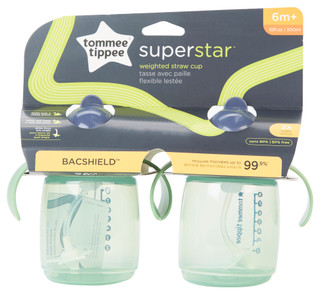 Thumbnail 1: Tommee Tippee Tommee Tippee 2 Pk Superstar Weighted Straw Cups 