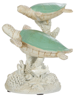 Thumbnail 2: Fancy That Fancy That Stacked Sea Turtles Figurine 