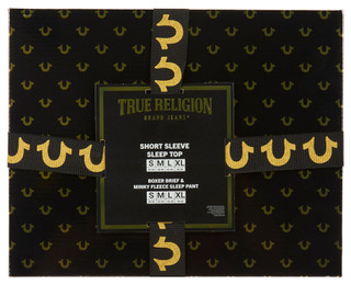 Thumbnail 2: True Religion True Religion Mens 3 Pc Top Boxers Pant Sleep Lounging Set 