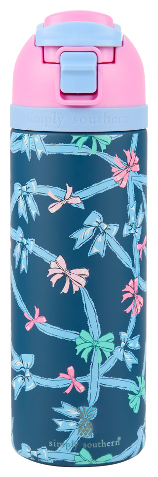 Thumbnail 1: SIMPLY SOUTHERN Simply Southern 24 Oz Ribbons Flip Top Water Bottle 
