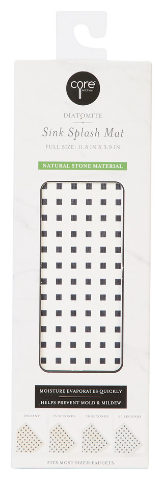 Thumbnail 1: CORE KITCHEN Core Kitchen Diatomite Quick Dry Sink Splash Mat 