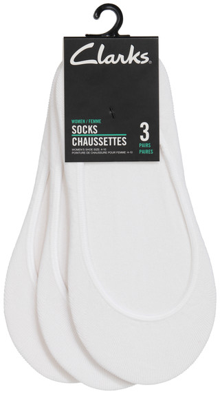 Thumbnail 1: Clarks Clarks Womens 3 Pk Shoe Liner Socks 