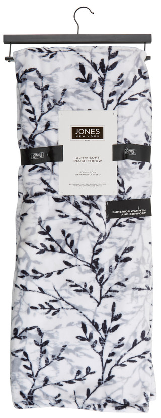 Thumbnail 3: JONES NEW YORK 50x70 Emilie Ultra Soft Plush Throw Blanket 