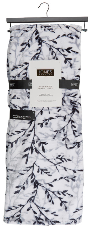 Thumbnail 1: JONES NEW YORK 50x70 Emilie Ultra Soft Plush Throw Blanket 