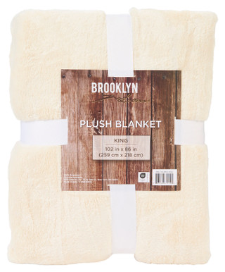 Thumbnail 1: Brooklyn Loom Brooklyn Loom King Plush Blanket 102x86in 