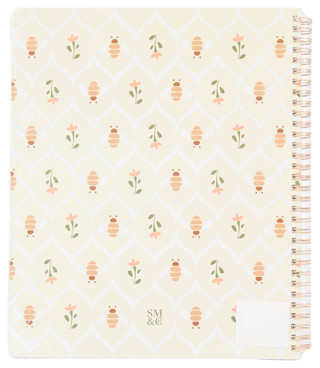 Thumbnail 2: STEEL MILL & CO Steel Mill & Co Bees Large Spiral Lined Notebook 