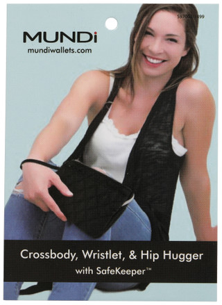 Thumbnail 4: Mundi Mundi Brady Solid Belt Loop Wristlet Crossbody Bag 