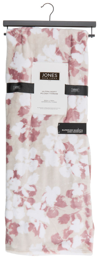 Thumbnail 1: JONES NEW YORK Jones New York 50'' x 70'' Krisia Ultra Soft Plush Throw 