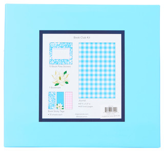 Thumbnail 2: Draper James Draper James Blue Gingham Book Club Kit 