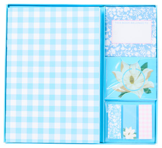 Thumbnail 1: Draper James Draper James Blue Gingham Book Club Kit 