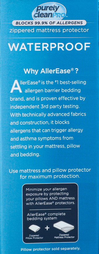 Thumbnail 2: Allerease Allerease Waterproof Allergy Protection Mattress Protector 