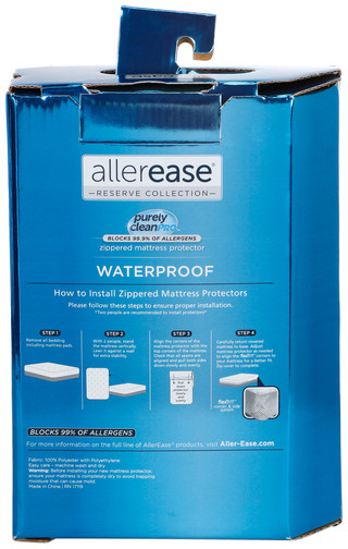 Thumbnail 3: Allerease Allerease Waterproof Allergy Protection Mattress Protector 