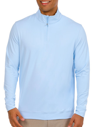 Thumbnail 1: Kenneth Cole Kenneth Cole Mens Long Sleeve 1/4 Zip Performance Polo 
