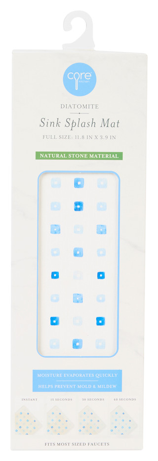 Thumbnail 1: CORE KITCHEN Core Kitchen Diatomite Quick Dry Sink Splash Mat 
