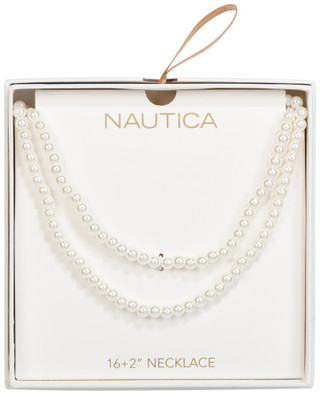 Thumbnail 1: Nautica Nautica 2 Layer Pearl Necklace 