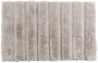 Thumbnail 1: CHD Home Textiles CHD Home Textile 20x32in. Pearl Stripe Micro Bath Rug 