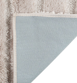 Thumbnail 2: CHD Home Textiles CHD Home Textile 20x32in. Pearl Stripe Micro Bath Rug 