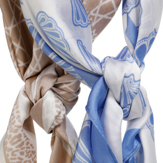 Thumbnail 2: La Valentina La Valentina 2 Pk Silky Fashion Scarfs 