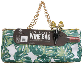 Thumbnail 1: Wild Eye Designs Wild Eye Designs 2 Pc Insulated Wine Bag & Stopper Set 