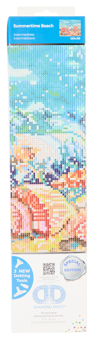 Thumbnail 1: DIAMOND DOTZ Diamond Dotz Summertime Beach Diamond Facet Art Kit 