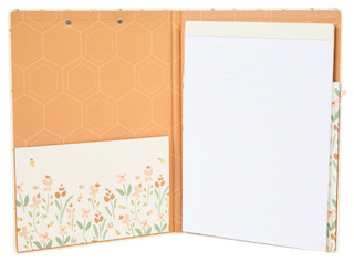 Thumbnail 2: STEEL MILL & CO Steel Mill & Co Bees Clipboard Folio with Notepad 