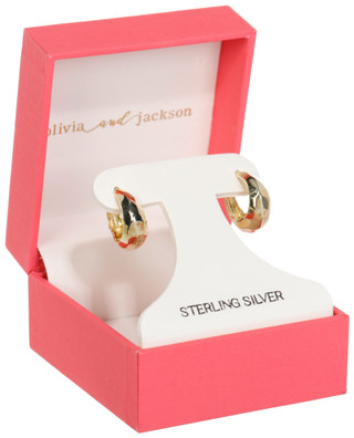 Thumbnail 1: OLIVIA & JACKSON Olivia & Jackson Gold Tone Hoop Earrings 
