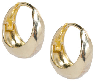 Thumbnail 3: OLIVIA & JACKSON Olivia & Jackson Gold Tone Hoop Earrings 