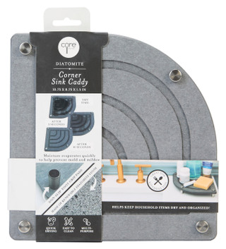 Thumbnail 1: CORE KITCHEN Core Home Corner Sink Caddy 