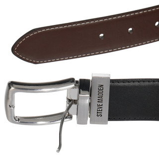 Thumbnail 3: Steve Madden Steve Madden Mens Reversible Saffiano Belt 