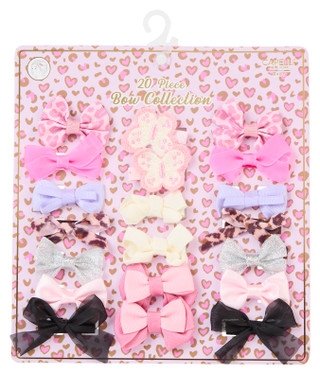 Thumbnail 1: Capelli Capelli Baby Girls 20 Pc Hair Bows Set 