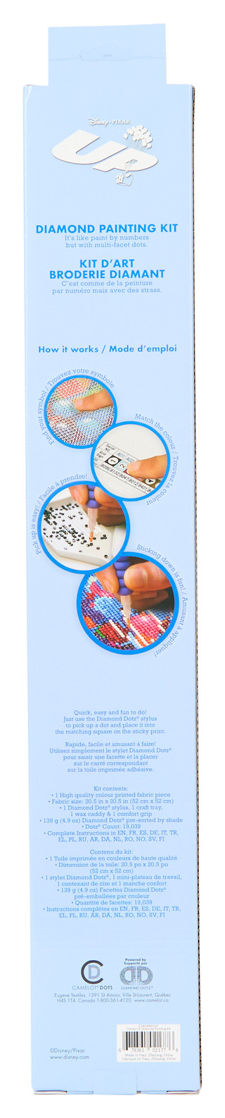 Thumbnail 2: Disney Disney Up Diamond Dotz Diamond Painting Art Kit 