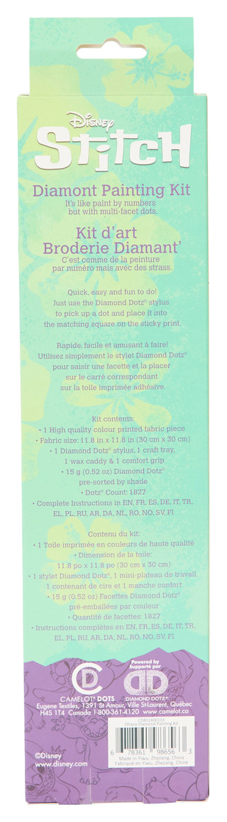 Thumbnail 2: Disney Disney Stitch Ohana Diamond Dotz Diamond Painting Art Kit 