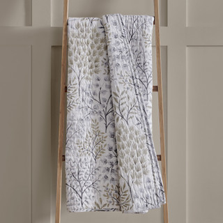 Thumbnail 3: Levtex Home Levtex Home English Forest Natural Quilted Throw 