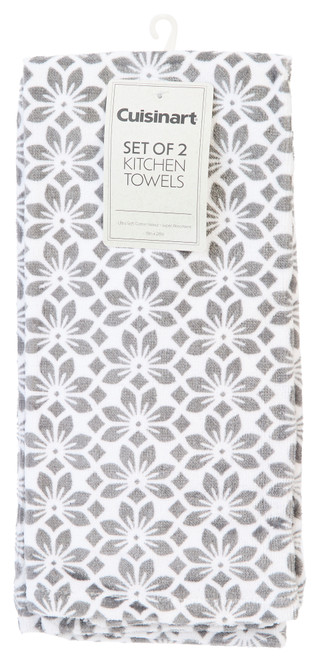 Thumbnail 1: CUISINART Cuisinart 2 Pk Reactive Print Cotton Kitchen Towels 