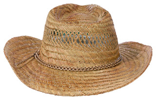 Thumbnail 2: MADD HATTER Madd Hatter Womens Straw Braided Weave Cowboy Hat 
