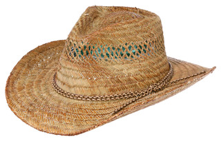 Thumbnail 1: MADD HATTER Madd Hatter Womens Straw Braided Weave Cowboy Hat 