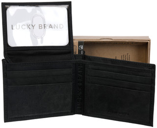 Thumbnail 2: Lucky Brand Lucky Brand Mens Leather Passcase Wallet 