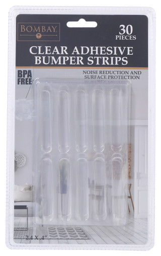 Thumbnail 1: Bombay Bombay 30 Pc Clear Adhesive Bumper Strips 