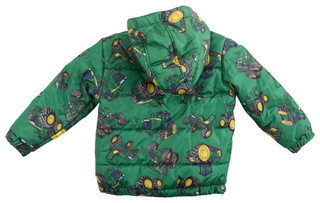 Thumbnail 2: John Deere John Deere Toddler Boys Tractor Zip Hoodie Puffer Jacket 