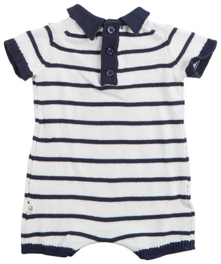 Thumbnail 2: Sperry Sperry Baby Boy Short Sleeve Lobster Sweater Onesie 