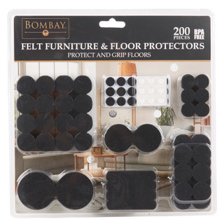 Thumbnail 1: Bombay 200 Pc Felt Furniture & Floor Protectors 