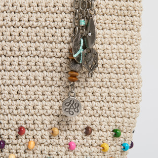 Thumbnail 2: THE SAK Beaded Woven Satchel 