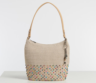 Thumbnail 1: THE SAK Beaded Woven Satchel 