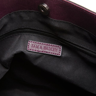 Thumbnail 2: SAM & HADLEY Embroidered Floral & Stud Satchel 