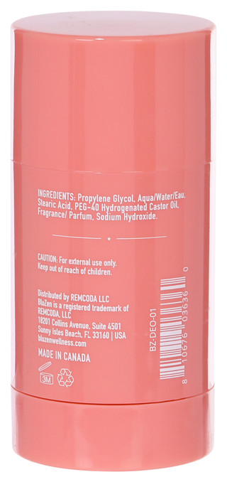 Thumbnail 2: Bluzen 2.6 oz Citrus & Sandalwood Natural Deodorant 